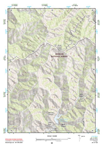 34117SW Page 65 San Bernardino Topo Preview 1