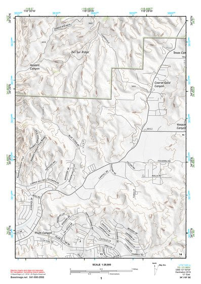 34118SE Page 1 Los Angeles Topo Preview 1