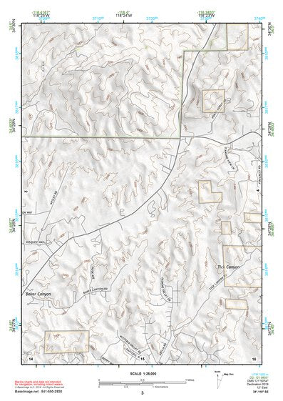 34118SE Page 3 Los Angeles Topo Preview 1