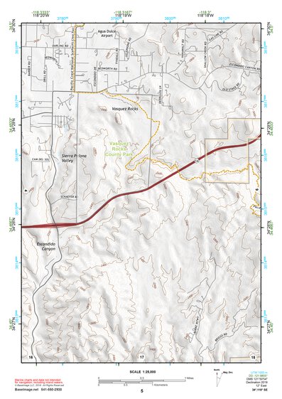 34118SE Page 5 Los Angeles Topo Preview 1