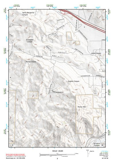 34118SE Page 7 Los Angeles Topo Preview 1