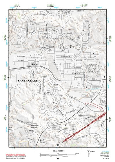 34118SE Page 13 Los Angeles Topo Preview 1