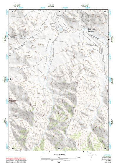 34118SE Page 21 Los Angeles Topo Preview 1