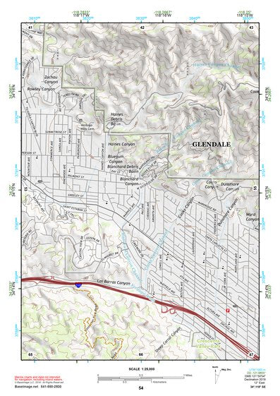 34118SE Page 54 Los Angeles Topo Preview 1