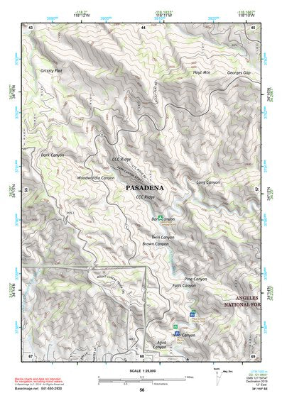 34118SE Page 56 Los Angeles Topo Preview 1