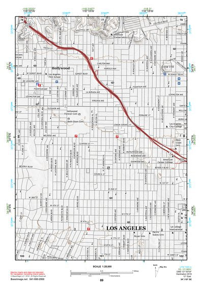 34118SE Page 89 Los Angeles Topo Preview 1