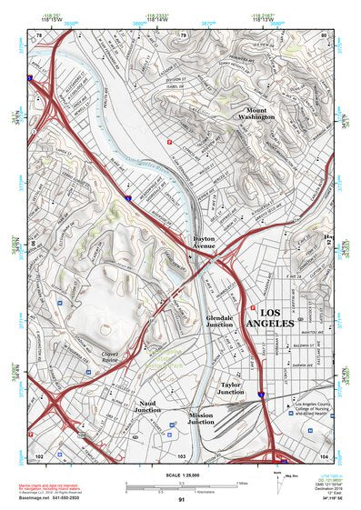34118SE Page 91 Los Angeles Topo Preview 1