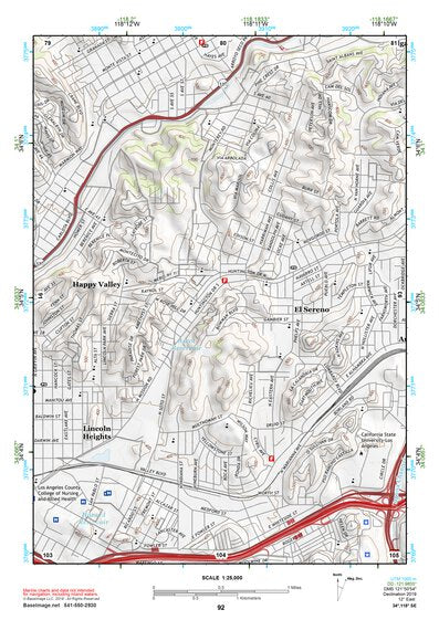 34118SE Page 92 Los Angeles Topo Preview 1