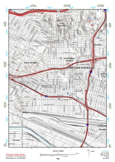 34118SE Page 104 Los Angeles Topo Preview 1