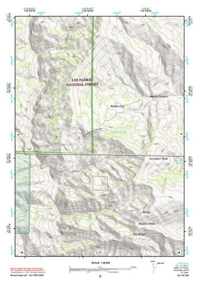 34118SW Page 5 Los Angeles Topo Preview 1