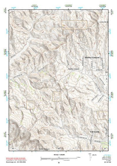 34118SW Page 8 Los Angeles Topo Preview 1