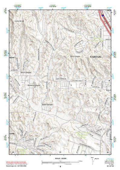 34118SW Page 9 Los Angeles Topo Preview 1