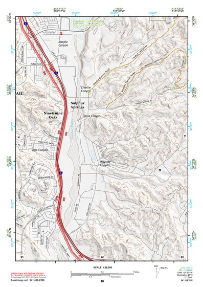 34118SW Page 10 Los Angeles Topo Preview 1