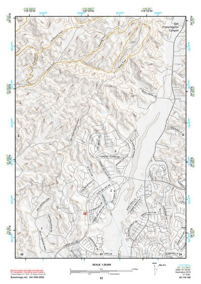 34118SW Page 11 Los Angeles Topo Preview 1