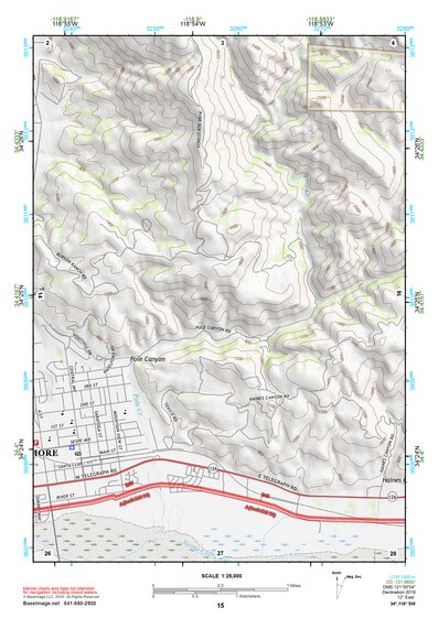 34118SW Page 15 Los Angeles Topo Preview 1