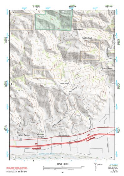 34118SW Page 16 Los Angeles Topo Preview 1