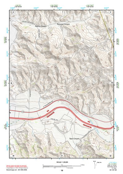 34118SW Page 19 Los Angeles Topo Preview 1