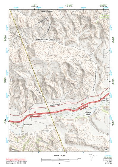 34118SW Page 20 Los Angeles Topo Preview 1