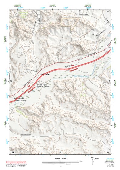 34118SW Page 21 Los Angeles Topo Preview 1