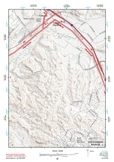 34118SW Page 22 Los Angeles Topo Preview 1