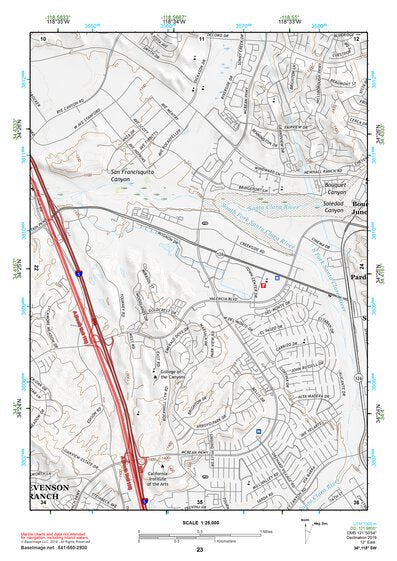 34118SW Page 23 Los Angeles Topo Preview 1