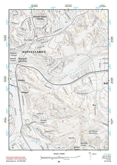 34118SW Page 24 Los Angeles Topo Preview 1