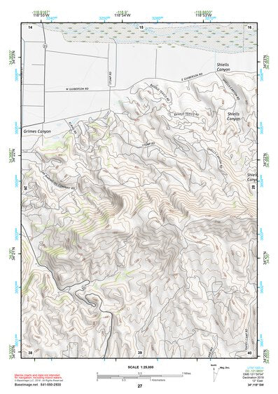 34118SW Page 27 Los Angeles Topo Preview 1