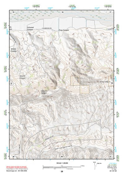 34118SW Page 28 Los Angeles Topo Preview 1