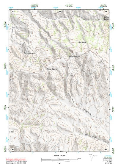 34118SW Page 30 Los Angeles Topo Preview 1