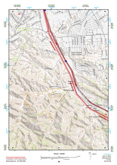 34118SW Page 35 Los Angeles Topo Preview 1