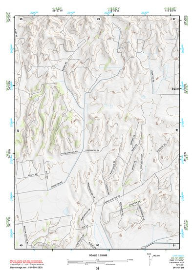 34118SW Page 38 Los Angeles Topo Preview 1