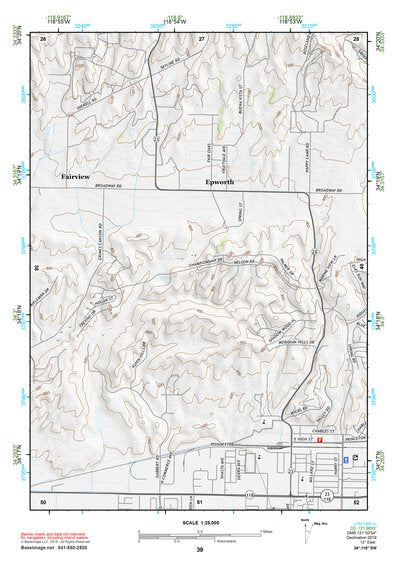 34118SW Page 39 Los Angeles Topo Preview 1