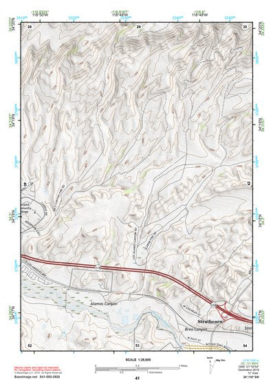 34118SW Page 41 Los Angeles Topo Preview 1