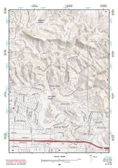 34118SW Page 44 Los Angeles Topo Preview 1