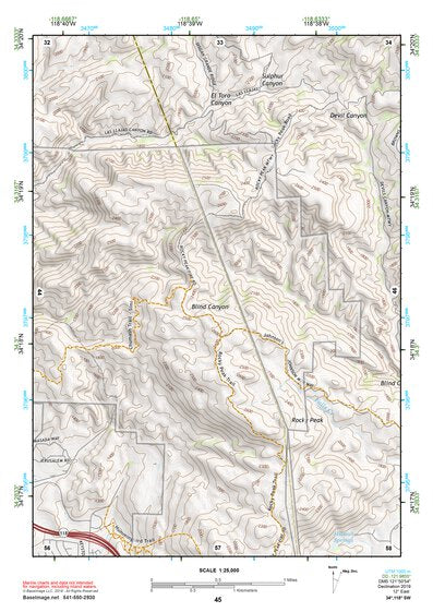 34118SW Page 45 Los Angeles Topo Preview 1