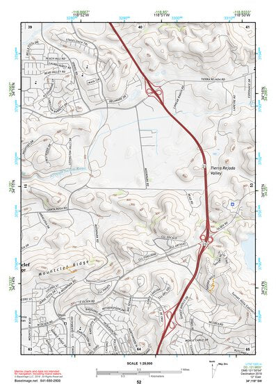 34118SW Page 52 Los Angeles Topo Preview 1