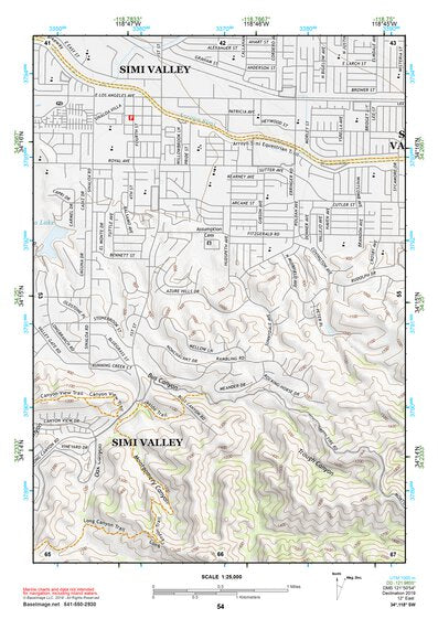 34118SW Page 54 Los Angeles Topo Preview 1