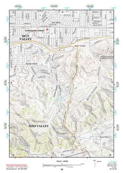 34118SW Page 55 Los Angeles Topo Preview 1
