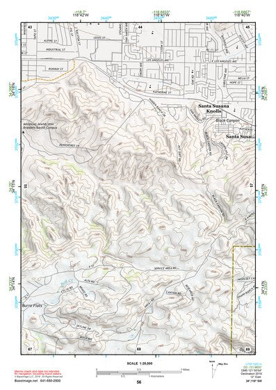 34118SW Page 56 Los Angeles Topo Preview 1