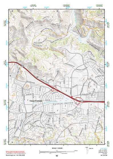 34118SW Page 62 Los Angeles Topo Preview 1