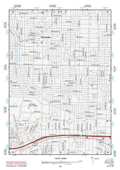 34118SW Page 71 Los Angeles Topo Preview 1