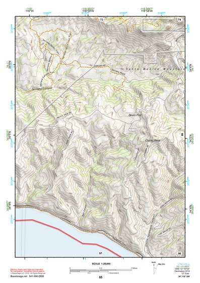 34118SW Page 85 Los Angeles Topo Preview 1