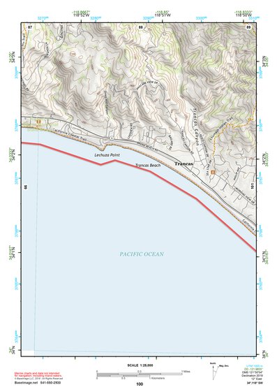 34118SW Page 100 Los Angeles Topo Preview 1