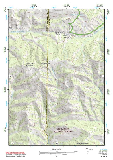34119SE Page 2 Santa Barbara Topo Preview 1