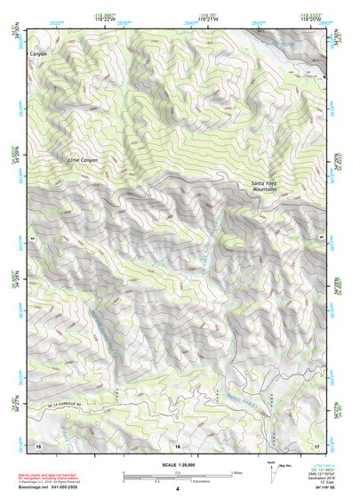 34119SE Page 4 Santa Barbara Topo Preview 1