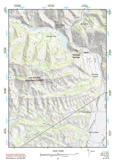 34119SE Page 5 Santa Barbara Topo Preview 1