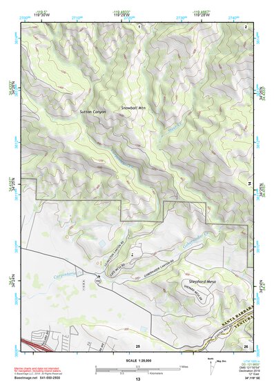 34119SE Page 13 Santa Barbara Topo Preview 1