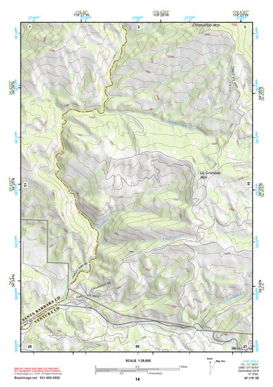 34119SE Page 14 Santa Barbara Topo Preview 1