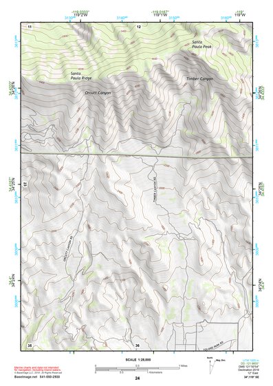 34119SE Page 24 Santa Barbara Topo Preview 1