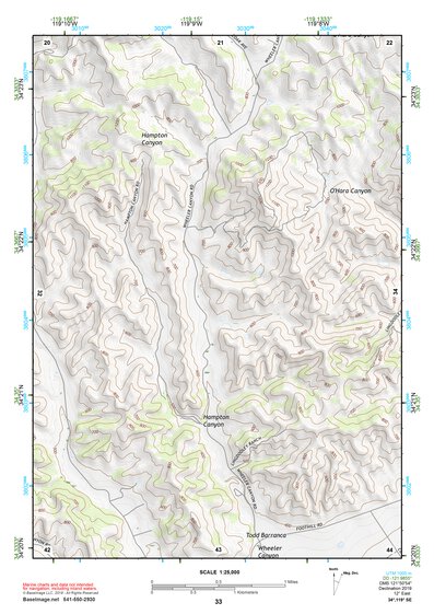 34119SE Page 33 Santa Barbara Topo Preview 1